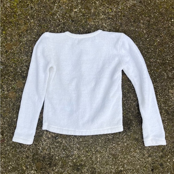 COPPER KEY GIRLS L WHITE CARDIGAN NWOT - Picture 2 of 5